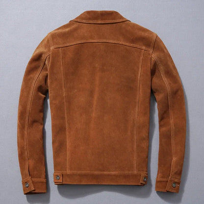Casper Suede Trucker Jacket – Fall & Winter Outerwear