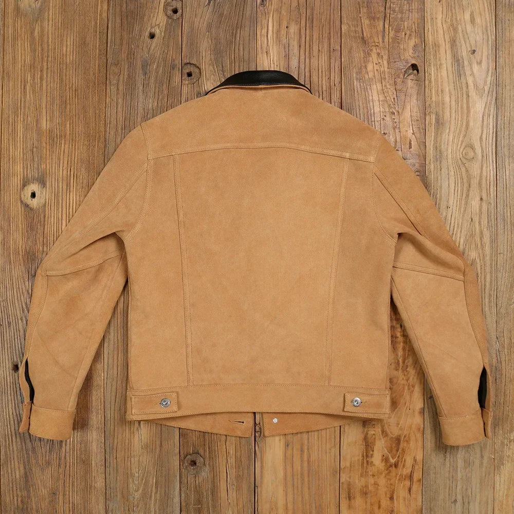 Casper Suede Trucker Jacket – Fall & Winter Outerwear