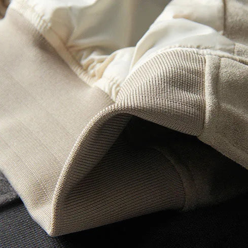 Bono Suede Bomber Jacket – Ribbed Collar & Elastic Hem