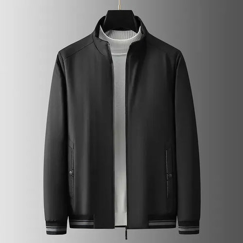 Jaxlin Jacket – Lightweight Stand-Collar Zip Jacket