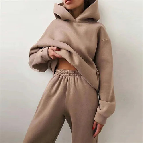 Laura Hoodie Lounge Set – Soft Cotton Blend & Joggers