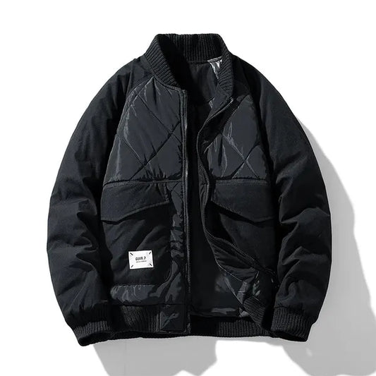 Vertex Padded Bomber Jacket – Quilted & Oversized