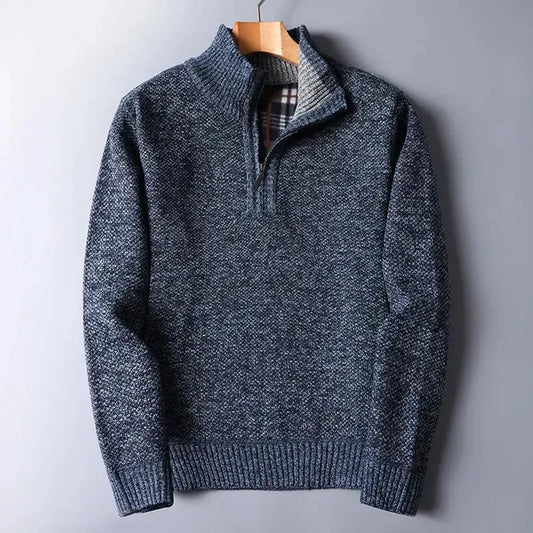 Maer Cardigan – Soft Cotton Quarter-Zip Pullover