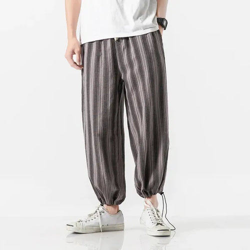 Ichita Harem Pants – Cotton-Linen Streetwear Bottoms