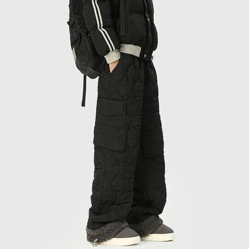 Felita Quilted Wide-Leg Pants – Fleece-Lined & Cozy