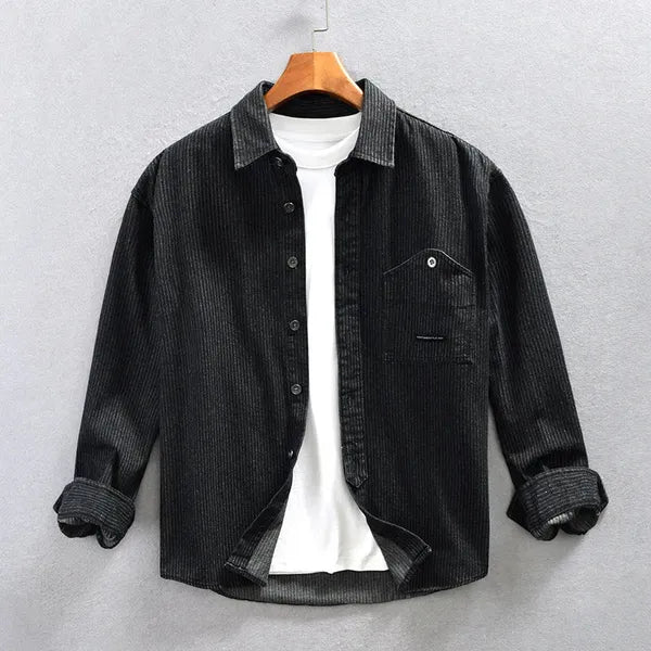 Brano Striped Denim Jacket – Spring Layering Essential