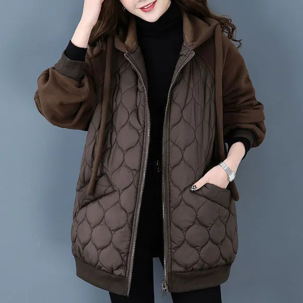 Edena Quilted Jacket – Insulated with Fleece Sleeves