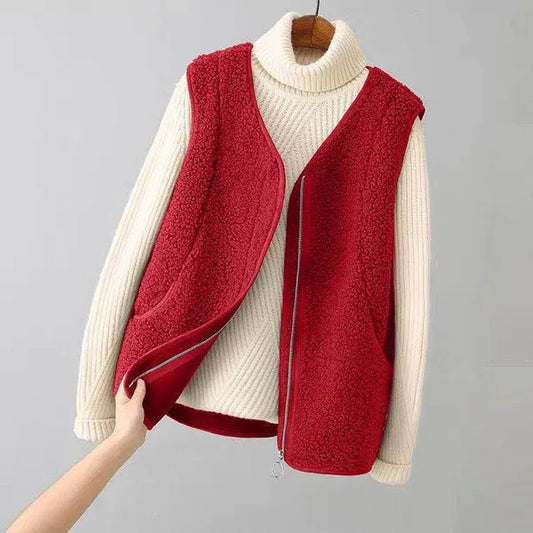 Vesna Vest – Soft Wool Zip-Up Women's Vest