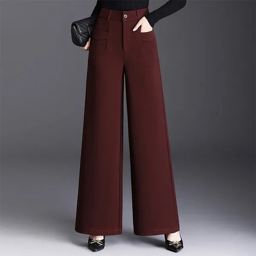 Amra Pants – High-Waist Wide-Leg Tailored Trousers