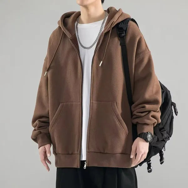 Axten Hoodie – Relaxed Zip-Up for Street Style