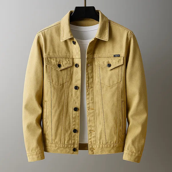 Elvar Denim Jacket – Classic Fit Trucker for Men