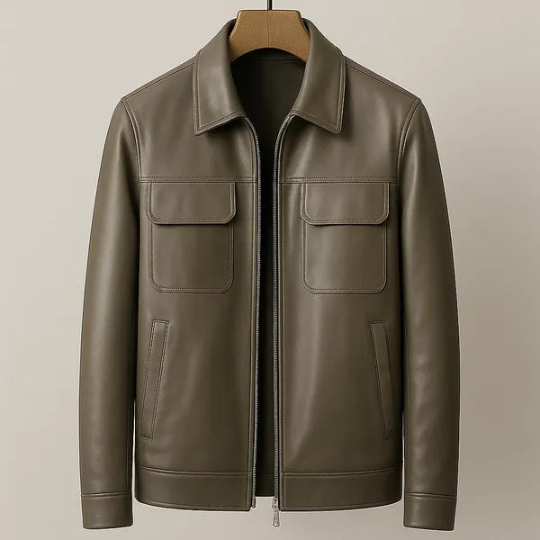 Merrik Leather Jacket – Supple Leather & Modern Fit