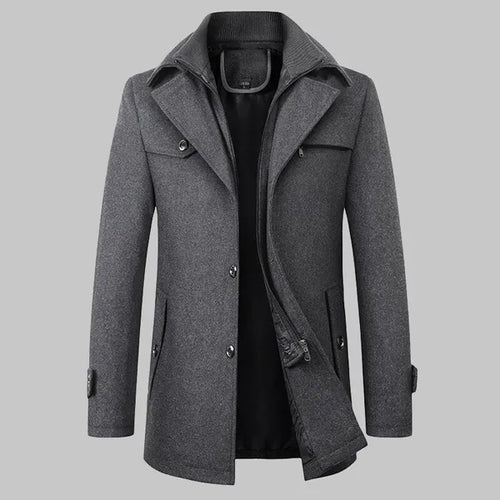 Lero Wool Blend Structured Jacket