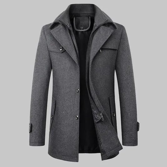 Lero Wool Blend Structured Jacket