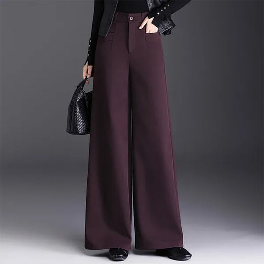 Neor High-Waist Wide-Leg Pants – Fluid & Refined