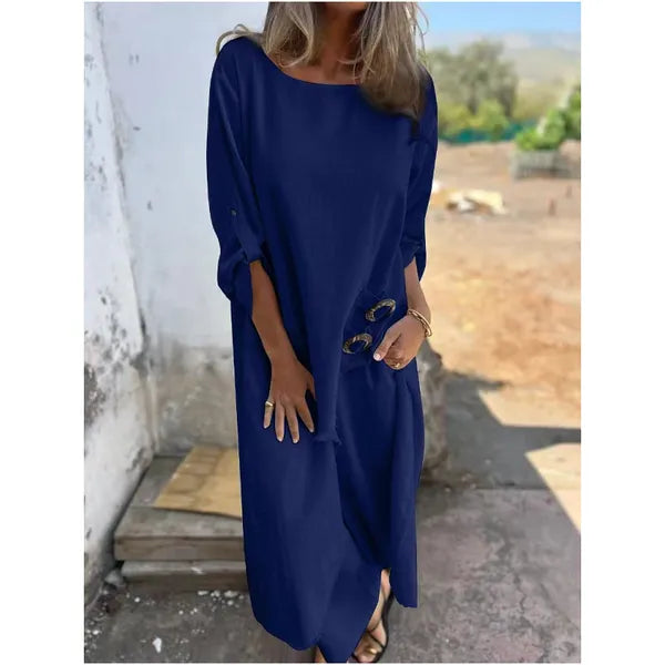 Refined Two-Piece Coordinated Set – Structured & Breathable