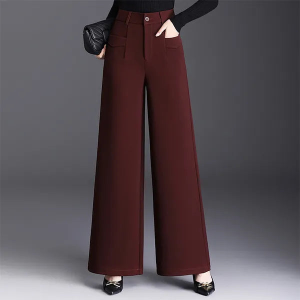 Amra Pants – High-Waist Wide-Leg Tailored Trousers