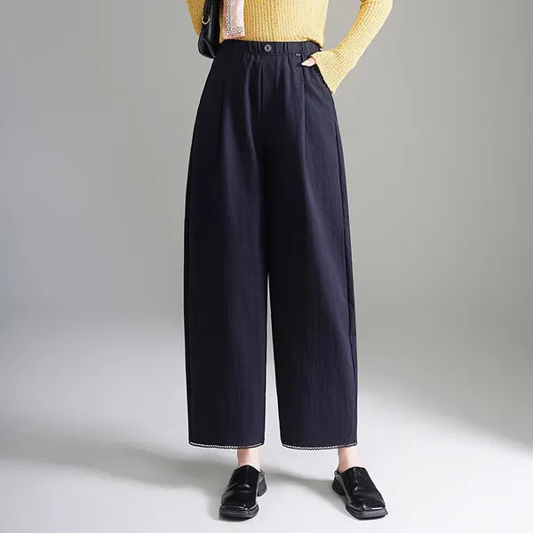 Islyn Balloon Pants – High-Waist Wide-Leg Trousers