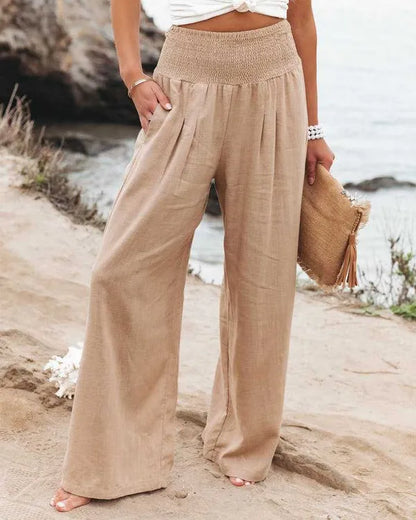 Havana Wide-Leg Beach Pants – Lightweight & Breezy
