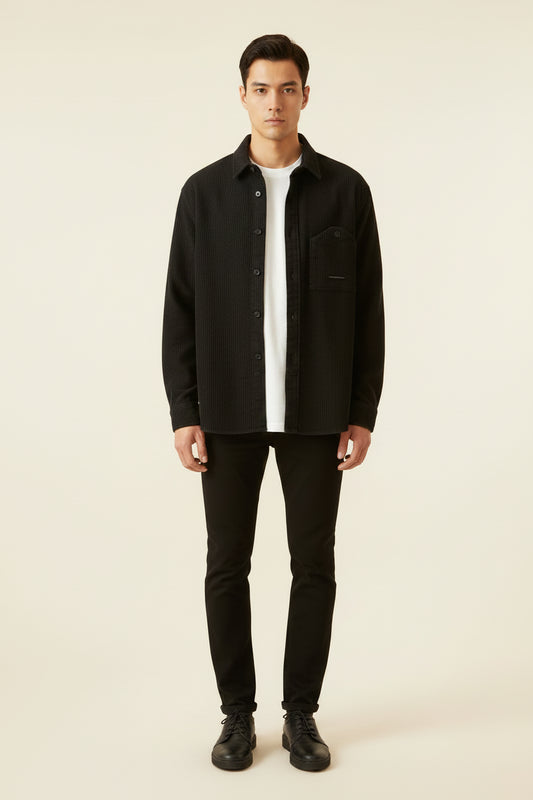 Brano Striped Denim Jacket – Spring Layering Essential
