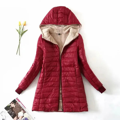 Zoe Puffer Jacket – Hooded, Water-Repellent & Cozy