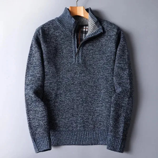 Maer Cardigan – Soft Cotton Quarter-Zip Pullover