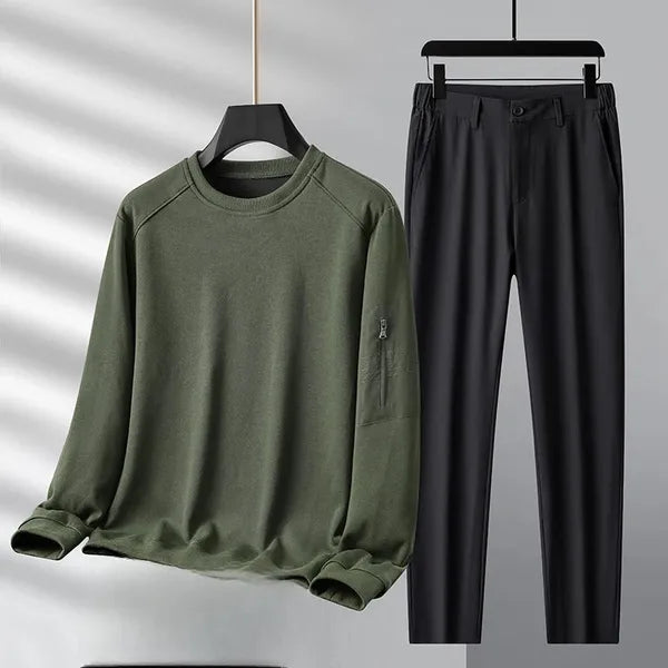Veron Tracksuit – Soft Two-Piece Pullover & Pants Set