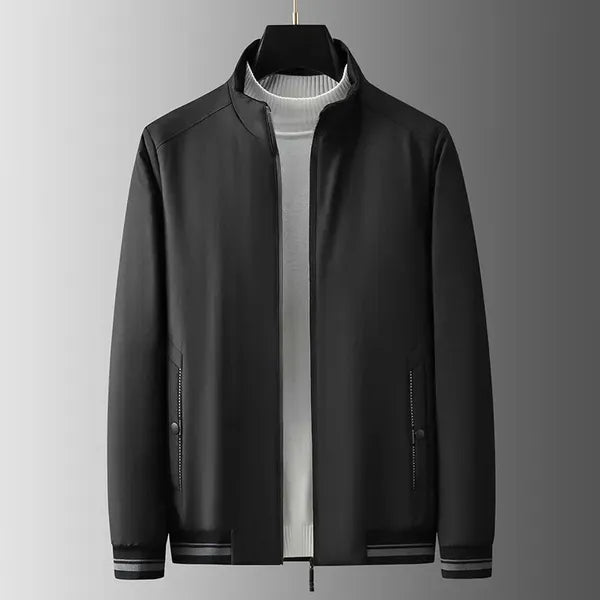 Jaxlin Jacket – Lightweight Stand-Collar Zip Jacket