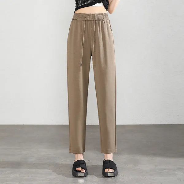 Clyra Pants – High-Rise Cigarette Trousers for Women
