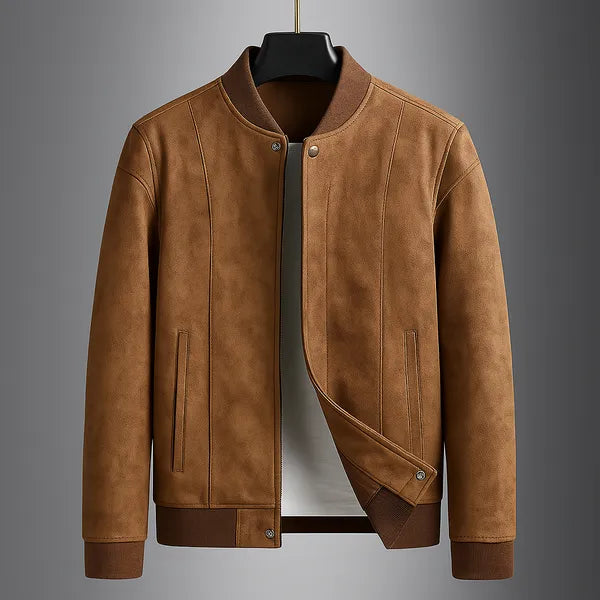 Rowan Leather Jacket – Soft Suede, Relaxed Fit