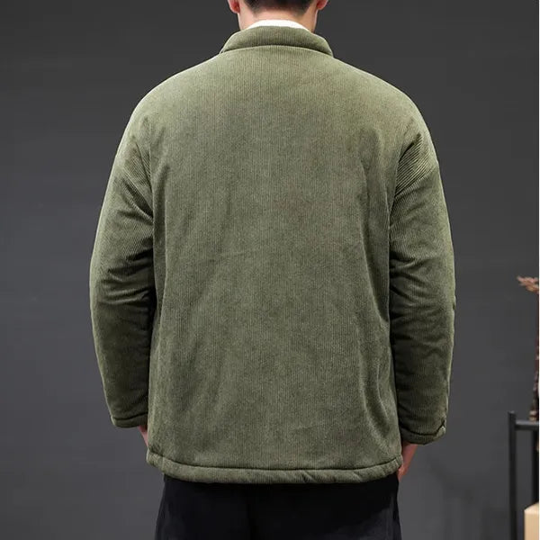 Kai Corduroy Jacket – Tang Suit-Inspired Winter Coat