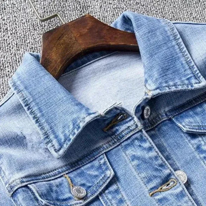 Evane Denim Jacket – Faded Wash Regular Fit