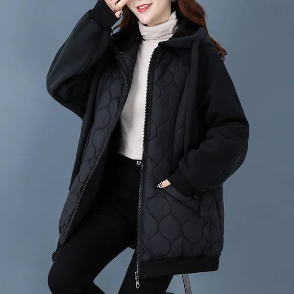 Edena Quilted Jacket – Insulated with Fleece Sleeves