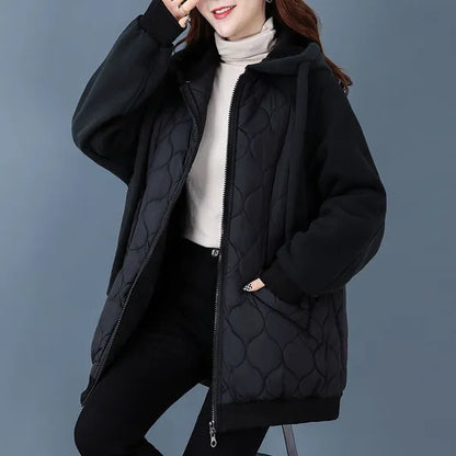 Edena Quilted Jacket – Insulated with Fleece Sleeves