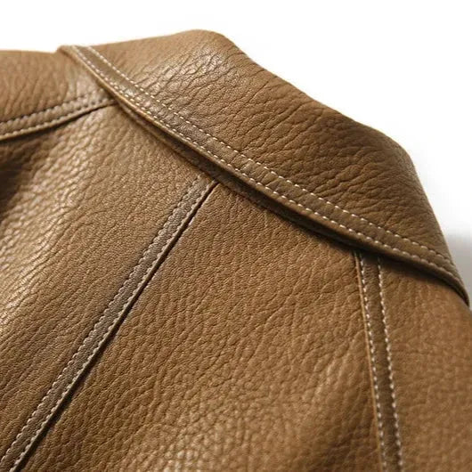 Romana Faux Leather Jacket – Cruelty-Free & Tailored