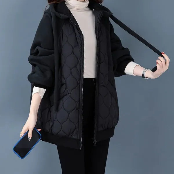 Edena Quilted Jacket – Insulated with Fleece Sleeves