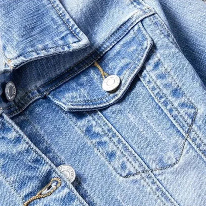 Evane Denim Jacket – Faded Wash Regular Fit