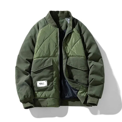 Vertex Padded Bomber Jacket – Quilted & Oversized