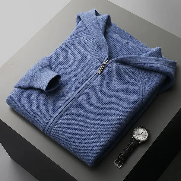 Belwood Cashmere Hoodie – Pure Cashmere Zip-Up