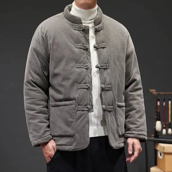Kai Corduroy Jacket – Tang Suit-Inspired Winter Coat