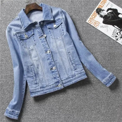Evane Denim Jacket – Faded Wash Regular Fit