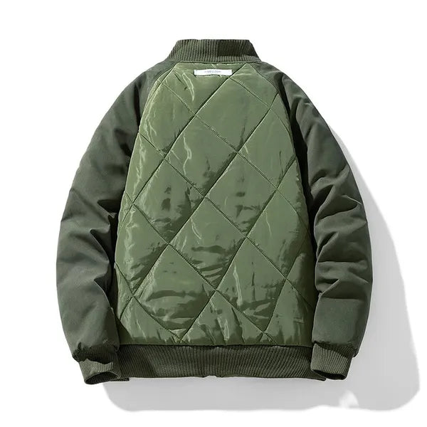 Vertex Padded Bomber Jacket – Quilted & Oversized
