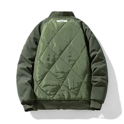 Vertex Padded Bomber Jacket – Quilted & Oversized