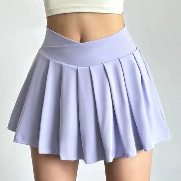 Vani Pleated Skort – Women's Athletic Mini Skirt Shorts