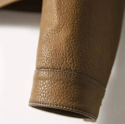 Romana Faux Leather Jacket – Cruelty-Free & Tailored
