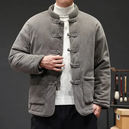 Kai Corduroy Jacket – Tang Suit-Inspired Winter Coat