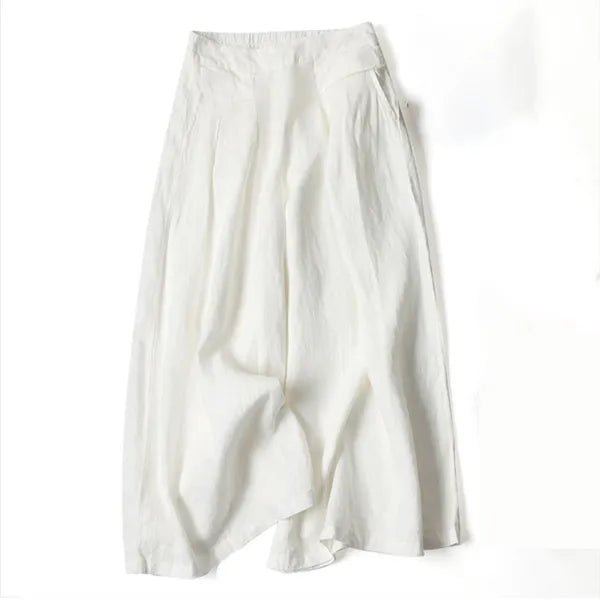 Calça Bellamy Cintura Alta Perna Larga - Conforto Premium