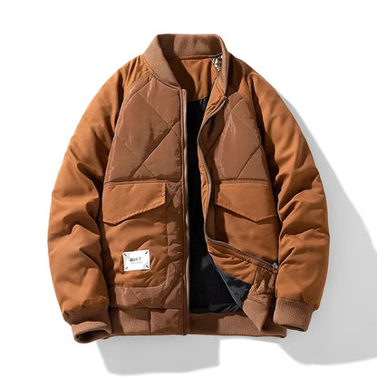 Vertex Padded Bomber Jacket – Quilted & Oversized