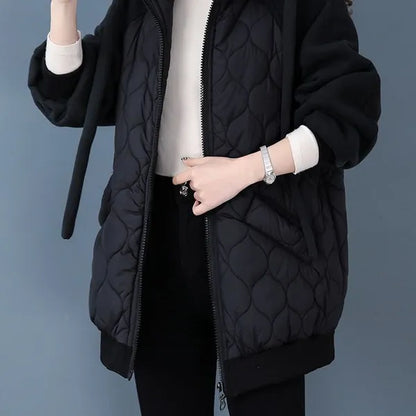 Edena Quilted Jacket – Insulated with Fleece Sleeves
