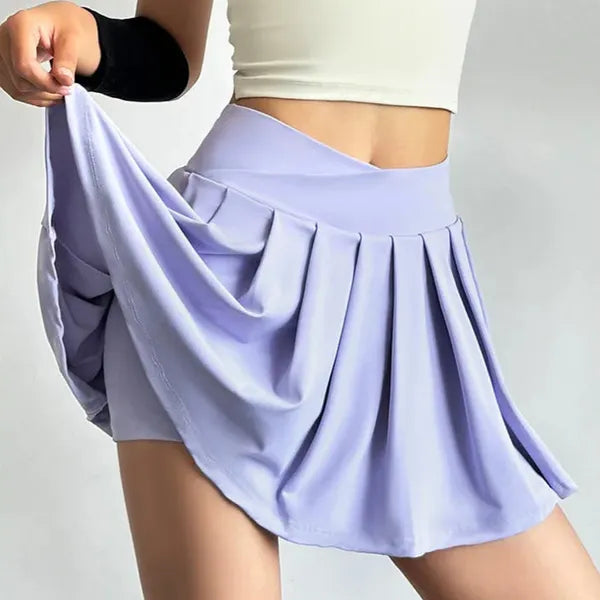 Vani Pleated Skort – Women's Athletic Mini Skirt Shorts